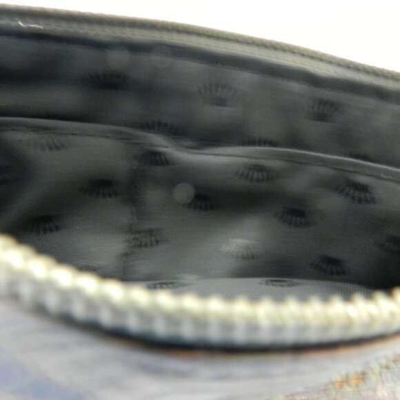 Juicy Couture snake embossed faux leather wristlet purse pouch metallic zip top - Picture 11 of 12